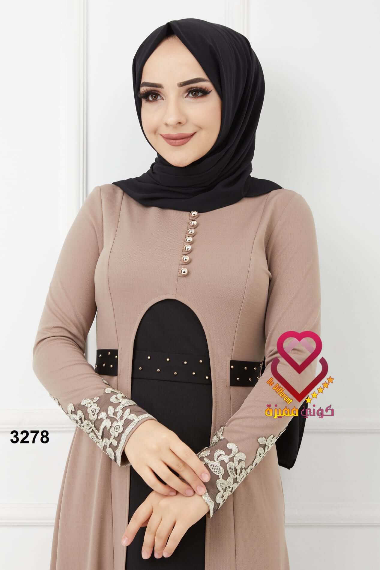 فستان 3278 بيج