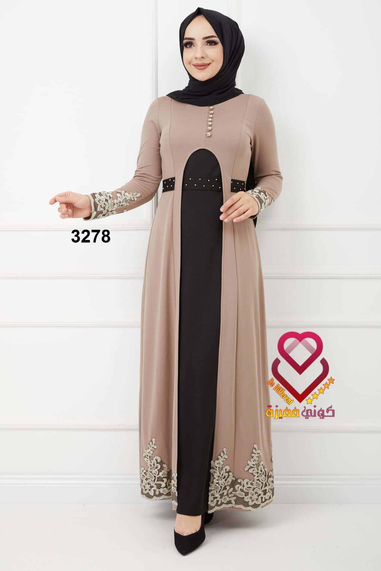 فستان 3278 بيج