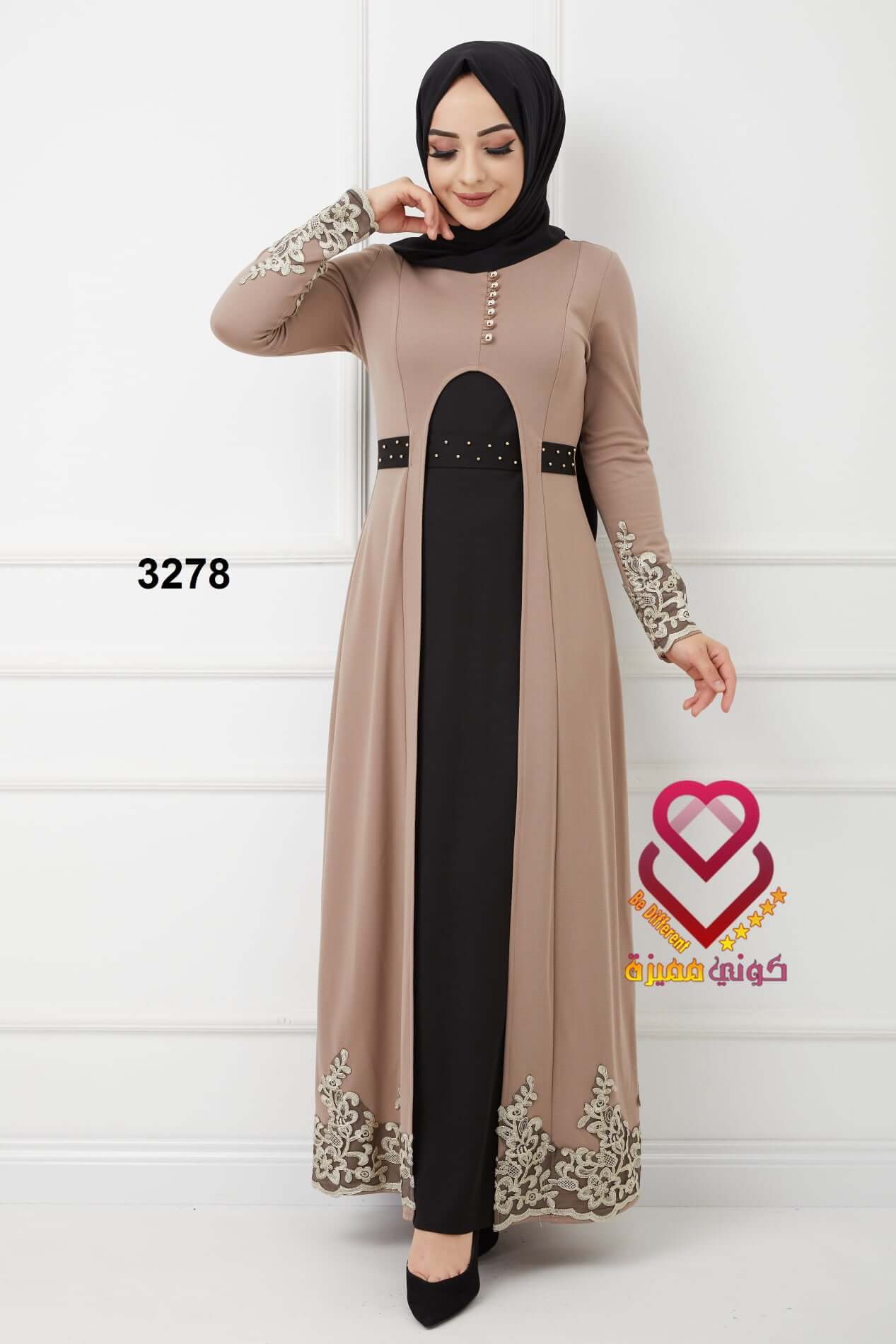 فستان 3278 بيج
