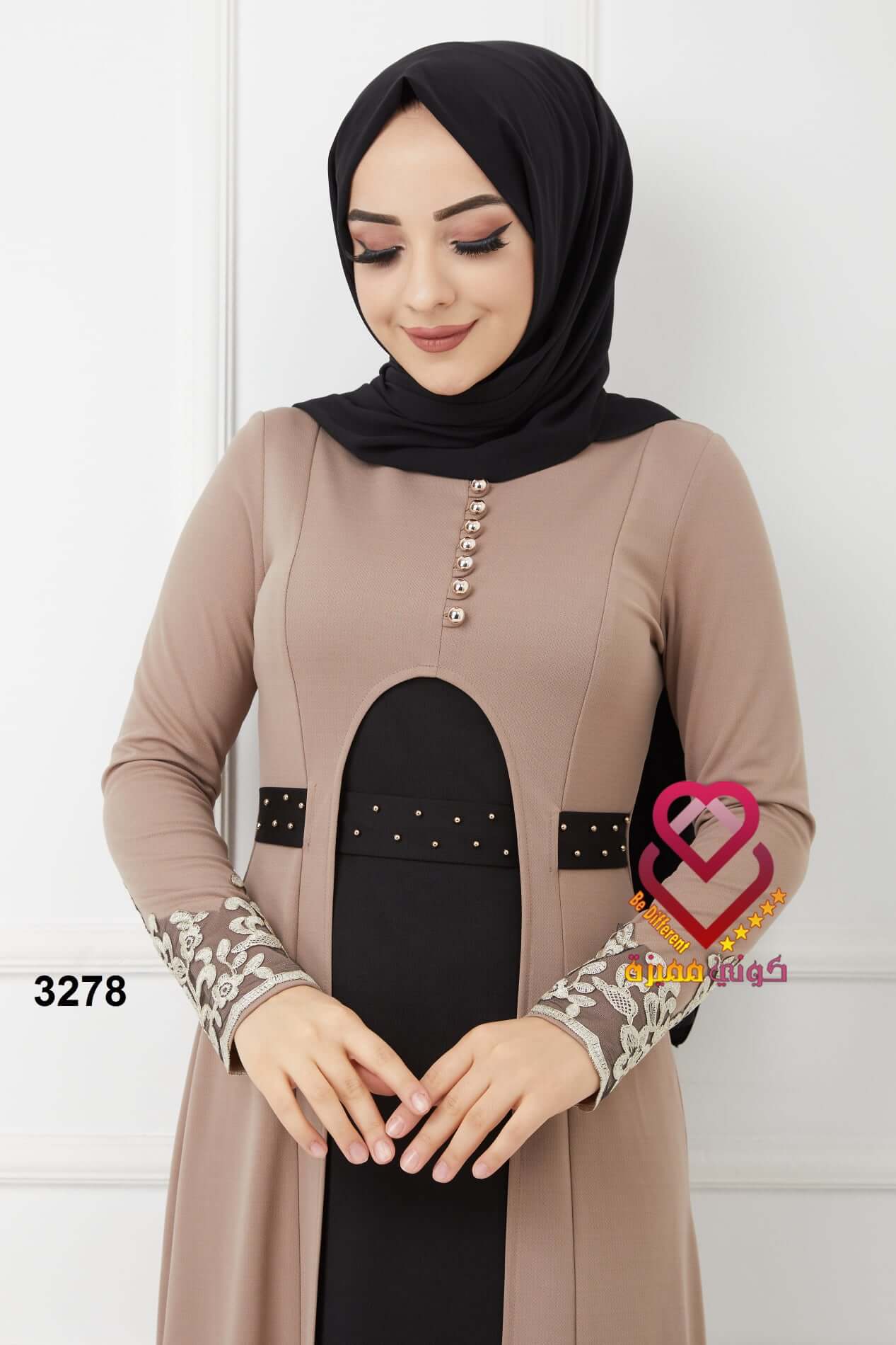 فستان 3278 بيج