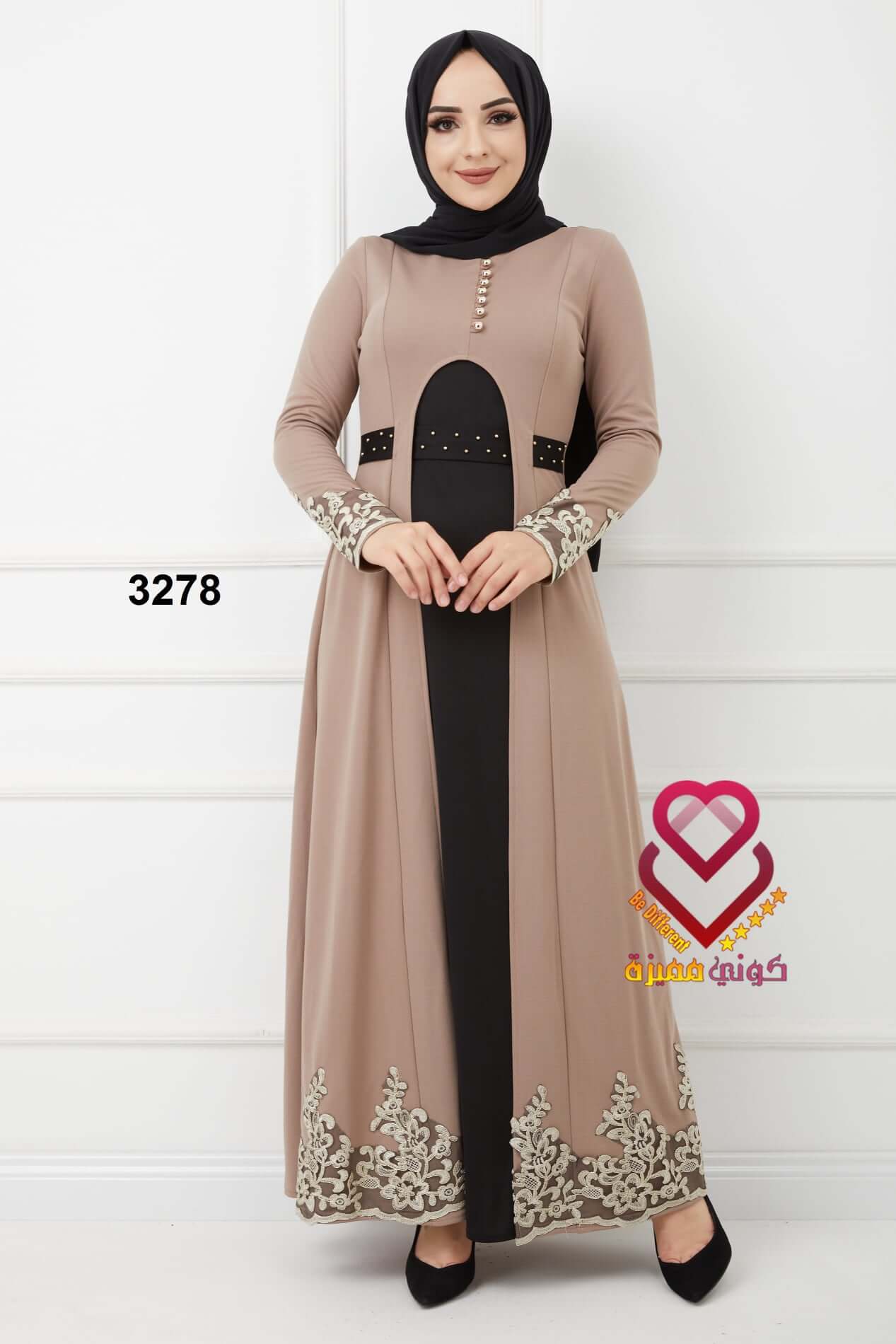 فستان 3278 بيج