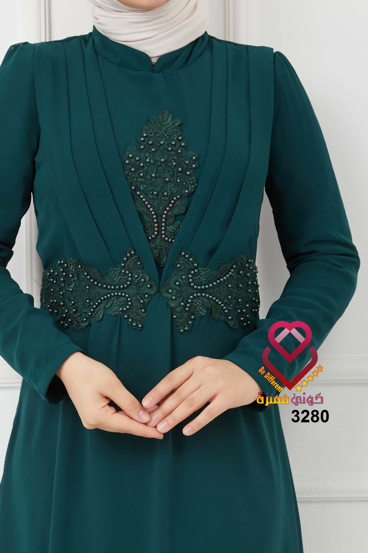 فستان 3280 زيتي