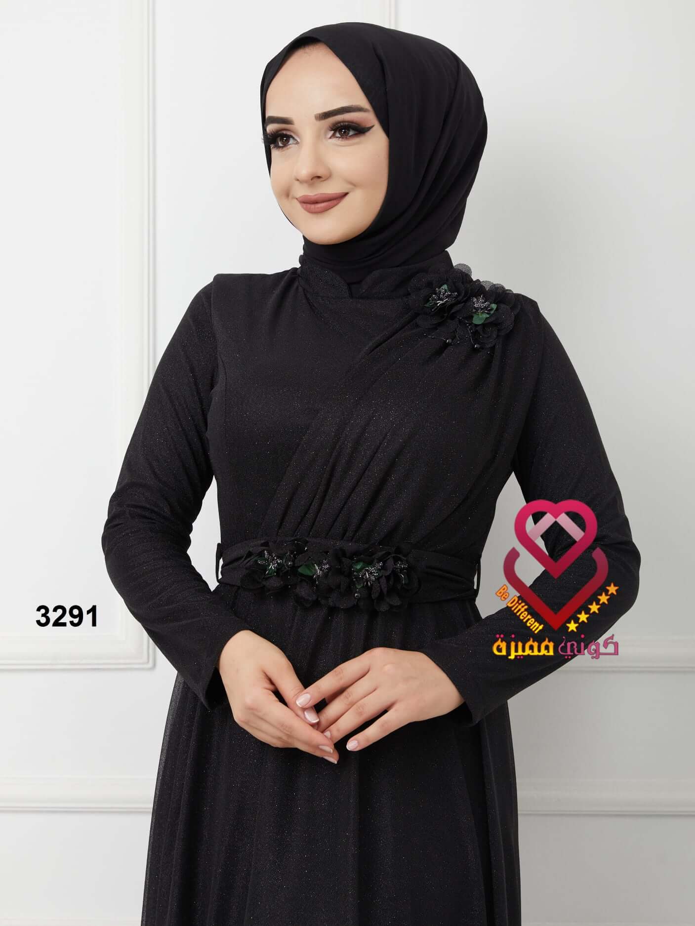 فستان 3291 اسود