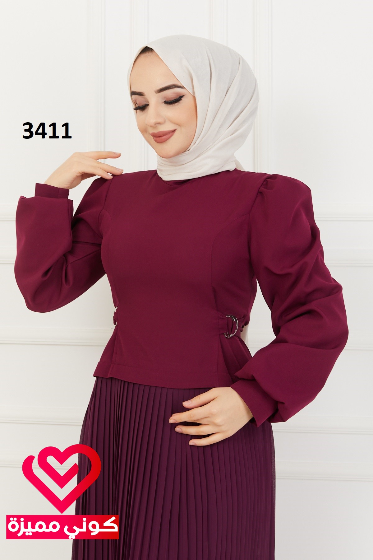 فستان 3411 ليلكي