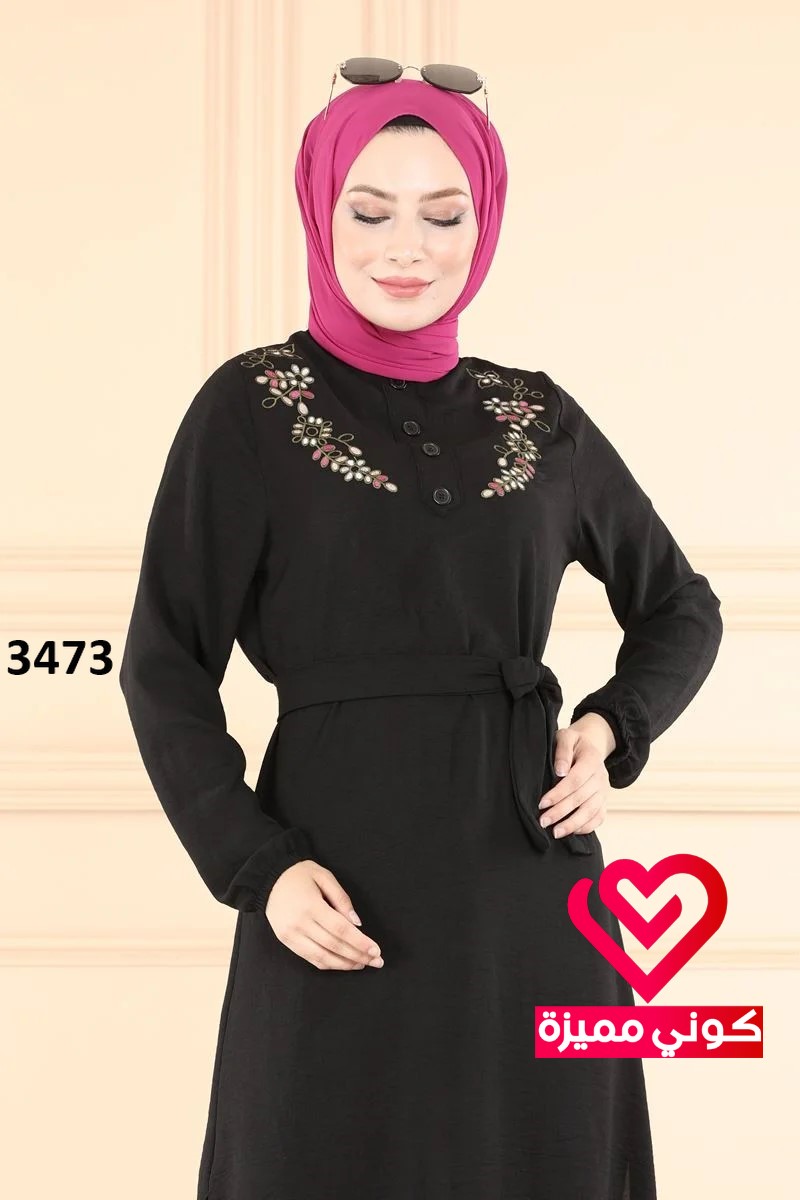 nakis-islemeli-aerobin-tunik-6065rdr755-siyah-588351-88-B