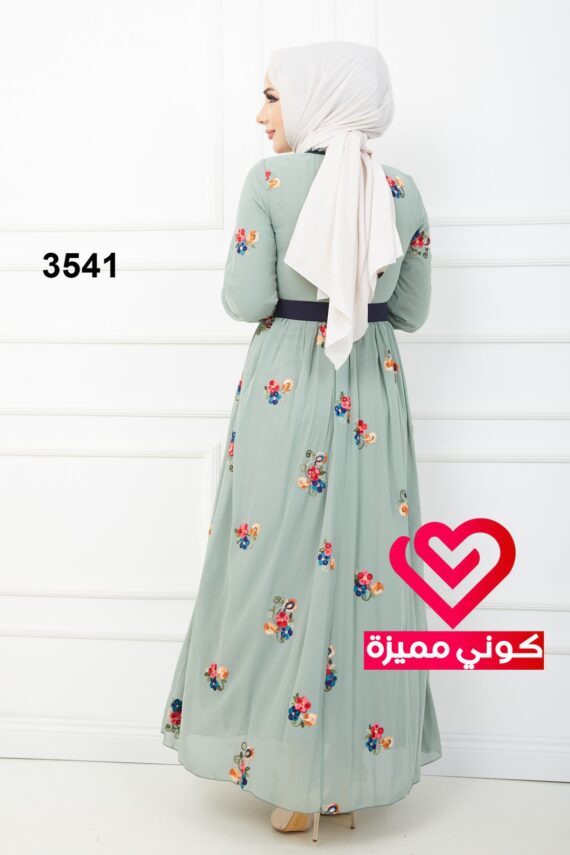 فستان 3541 فستقي