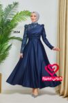 فستان سهرة 3534 كحلي