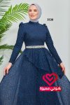 فستان 3538 كحلي
