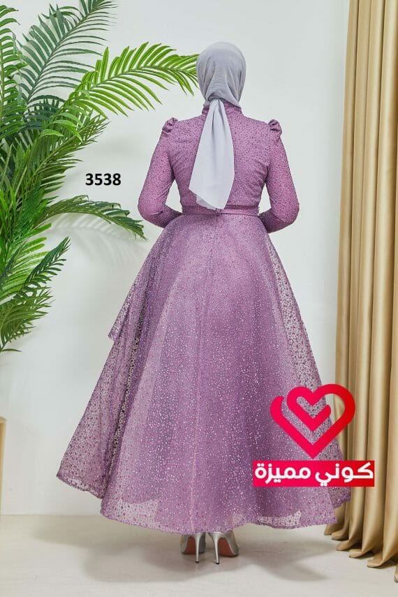 فستان سهرة 3538 نهدي