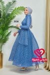 فستان 3538 سماوي