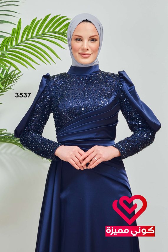 فستان 3537 كحلي