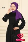 فستان عملي 3585 اسود