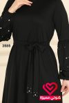 فستان عملي 3585 اسود