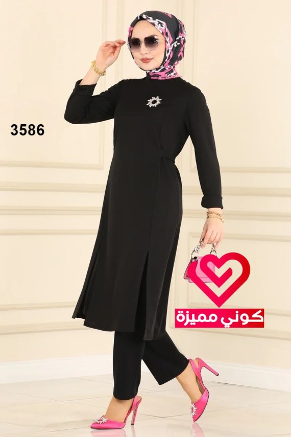 طقم بنطلون 3586 اسود