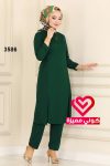 طقم بنطلون 3586 زيتي