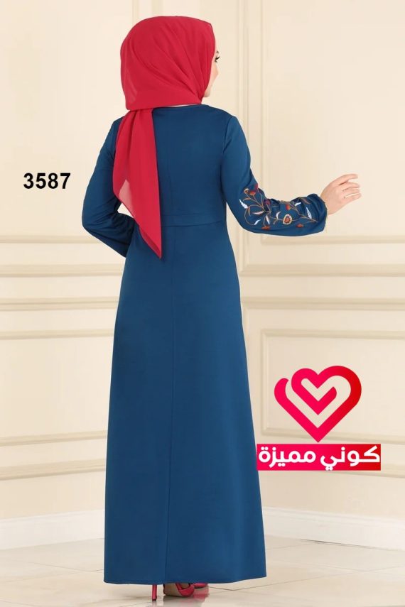 فستان 3587 ازرق