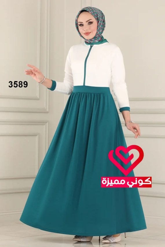 فستان 3589 بترولي