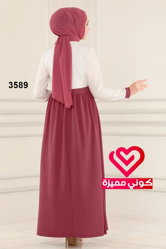 فستان 3589 زهري