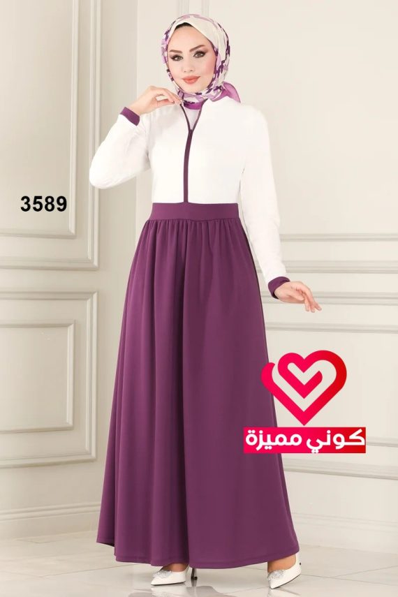 فستان 3589 ليلكي