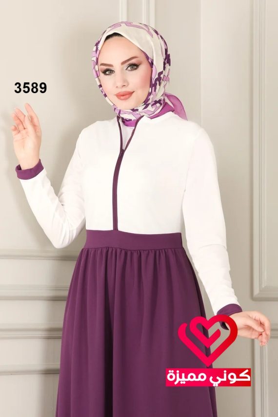 فستان 3589 ليلكي