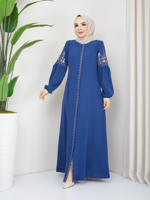 جلباب 3576 ازرق