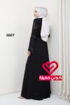 عباة 3607 اسود فضي