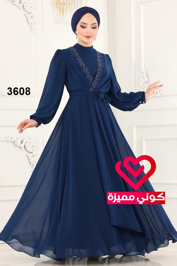 فستان 3608 كحلي