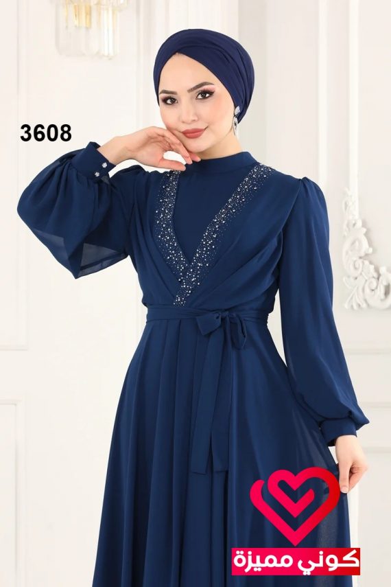 فستان 3608 كحلي