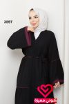 عباة 3597 اسود - ليلكي