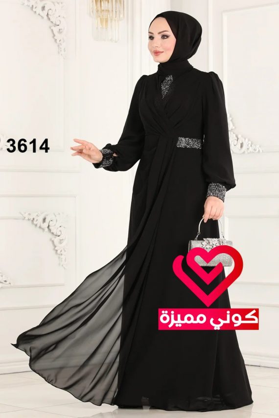 فستان 3614 اسود