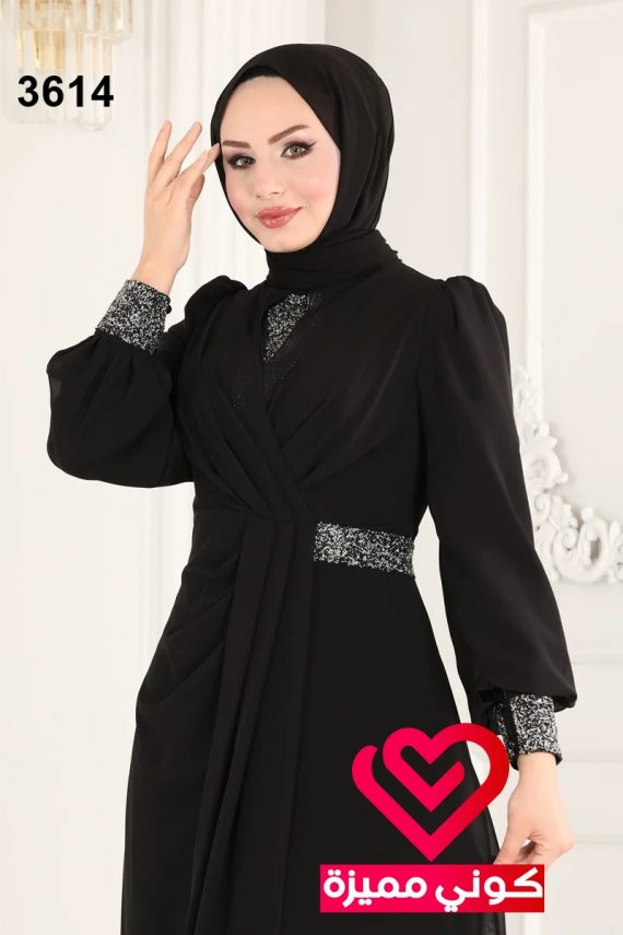 فستان 3614 اسود