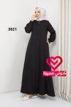 جلباب كلوش 3621 اسود