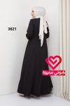 جلباب كلوش 3621 اسود