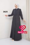 جلباب شتوي 3625 رمادي