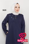 جلباب شتوي 3629 كحلي