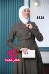 جلباب شتوي 3628 بيج غامق