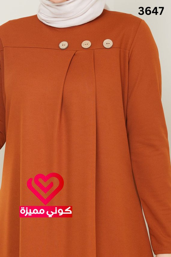طقم بنطلون 3647 قرميدي