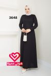 فستان عملي 3648 اسود