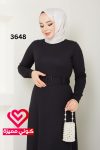 فستان عملي 3648 اسود