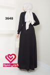 فستان عملي 3648 اسود