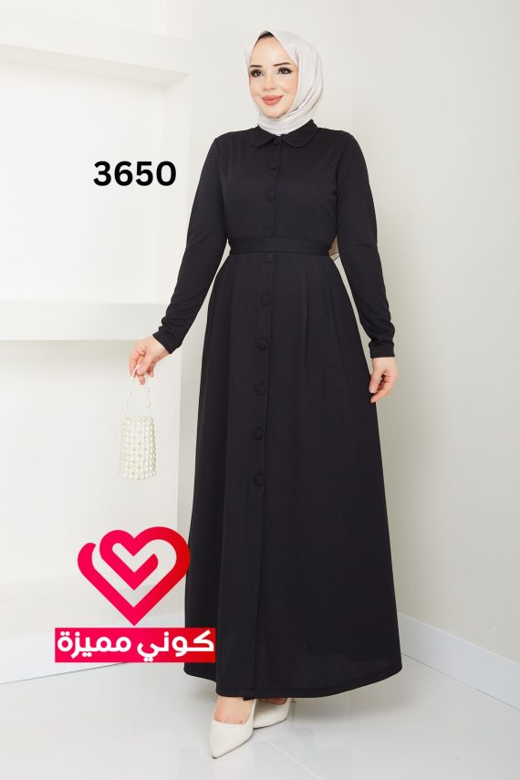 فستان 3650 اسود