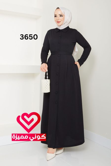 فستان 3650 اسود