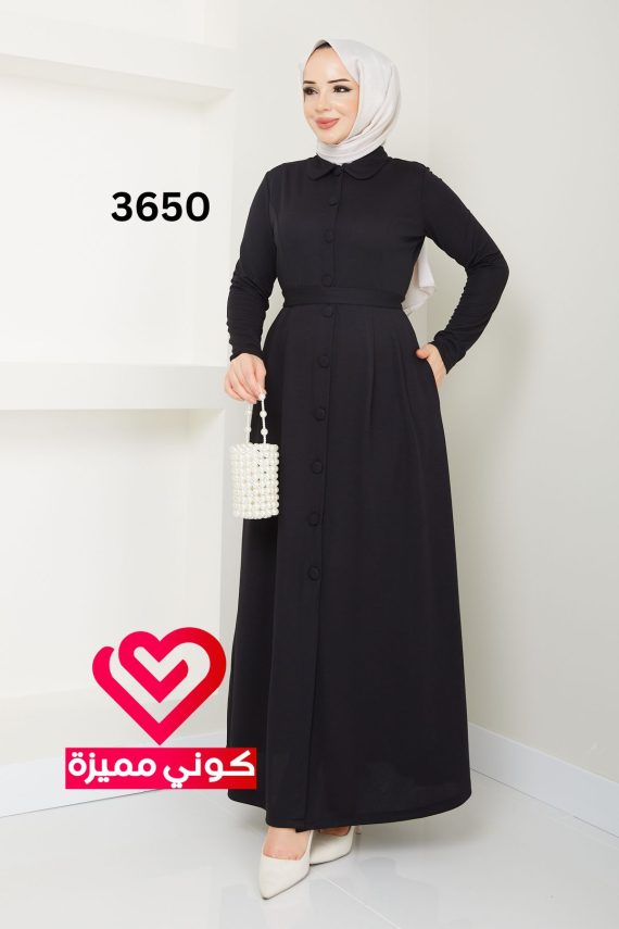 فستان 3650 اسود
