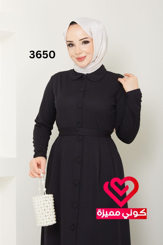 فستان 3650 اسود