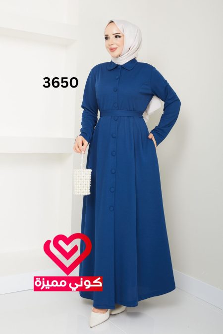 فستان 3650 ازرق