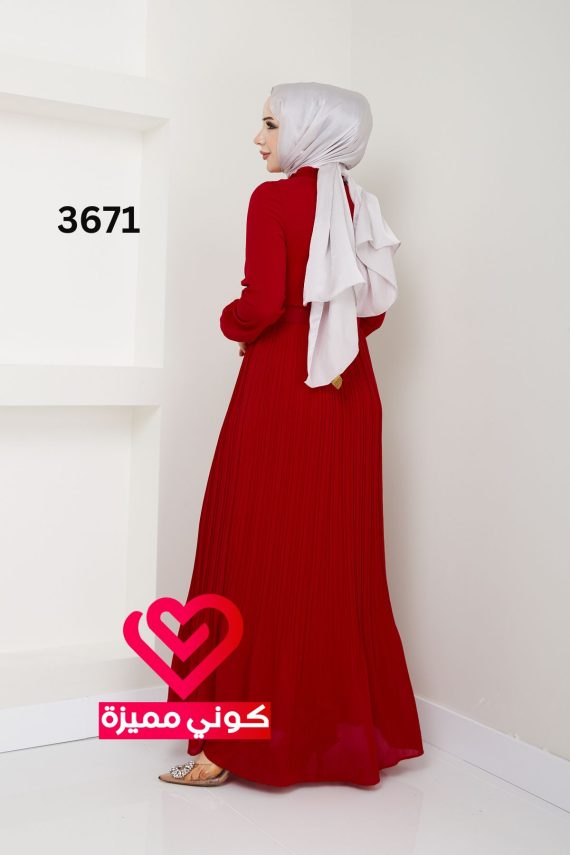 فستان 3671 احمر