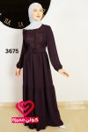 فستان 3675 خمري