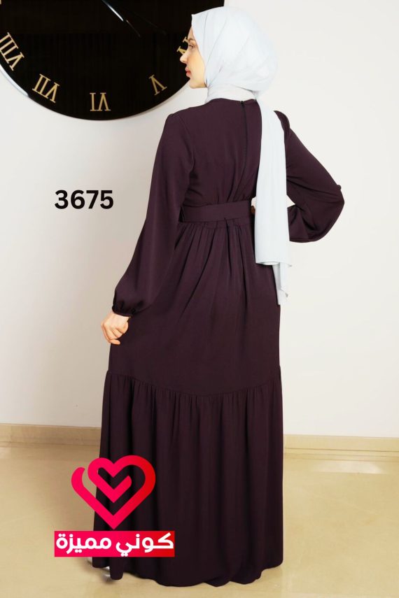 فستان 3675 خمري