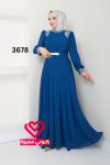 فستان 3678 ازرق