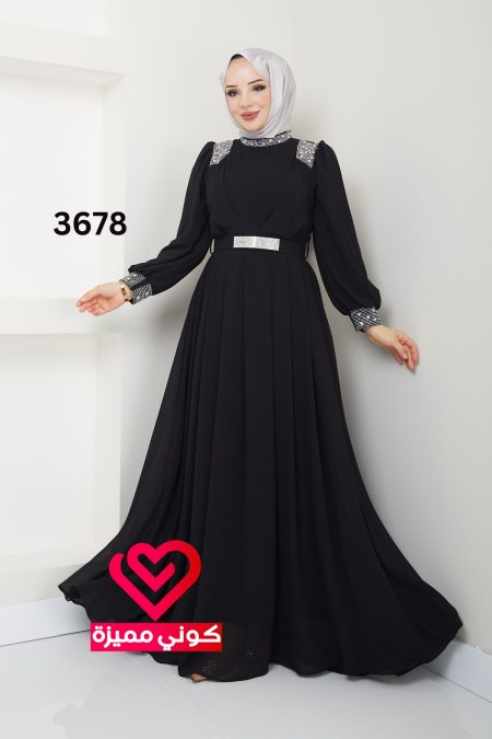 فستان 3678 اسود